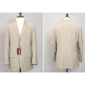 Mario Ferretti Italy 54R‎ 44R Loro Piana Super 130s Merino Wool Blazer As Is